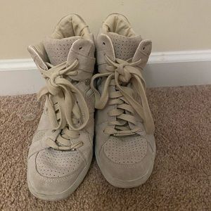 Coach Hightop Heel Sneakers size 7.5